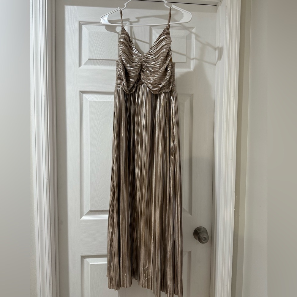 Cocktail Dress with Gold Shimmer